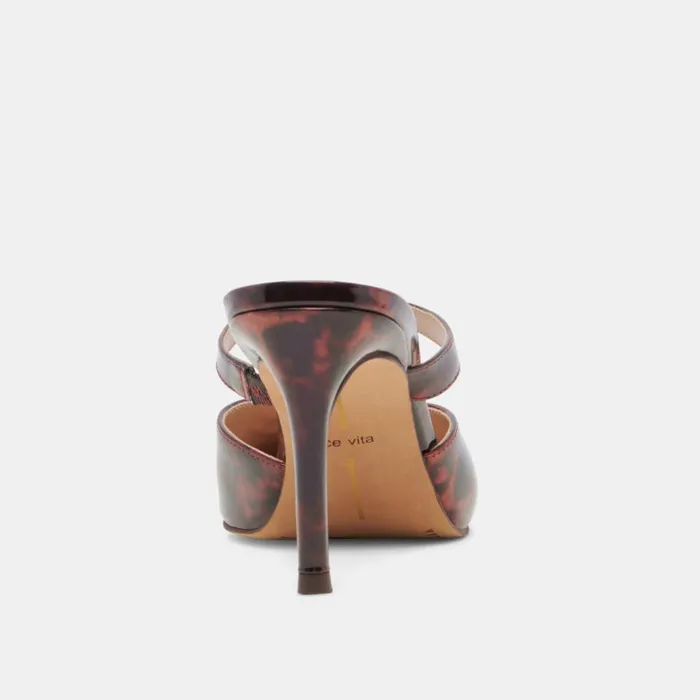 Heels Women Dolce Vita Kanika Heels Tortoise Patent Leather