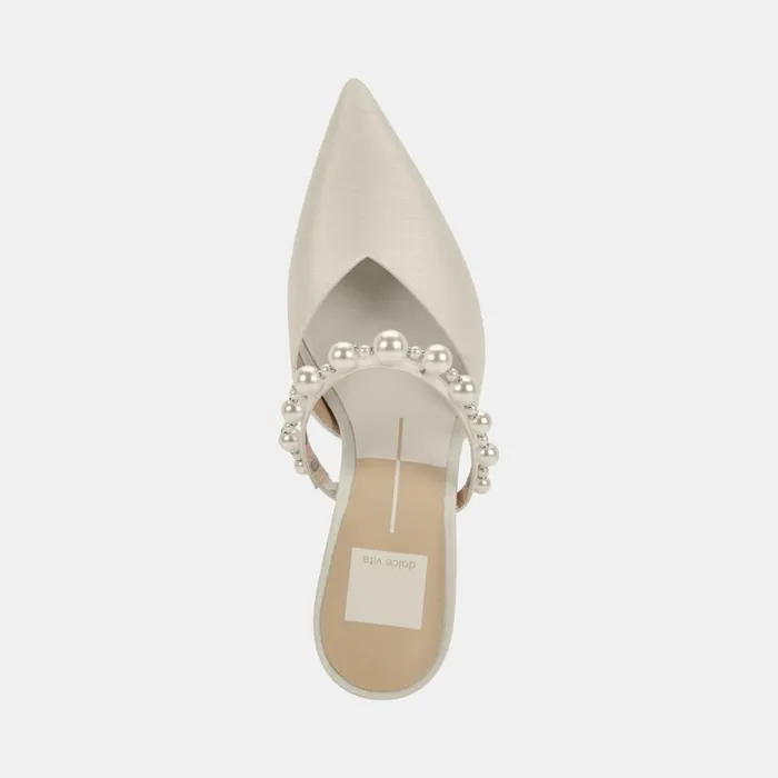 Heels Women Dolce Vita Kanika Pearl Heels Vanilla Silk