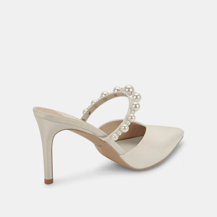 Heels Women Dolce Vita Kanika Pearl Heels Vanilla Silk
