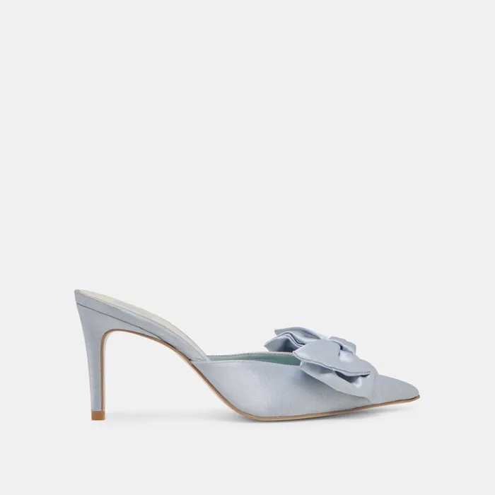 Heels Women Dolce Vita Kayli Heels Light Blue Satin
