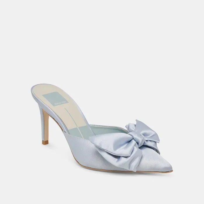 Heels Women Dolce Vita Kayli Heels Light Blue Satin