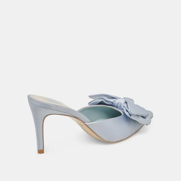 Heels Women Dolce Vita Kayli Heels Light Blue Satin