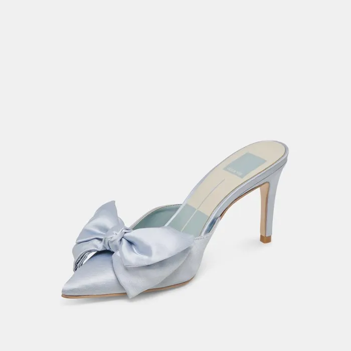 Heels Women Dolce Vita Kayli Heels Light Blue Satin