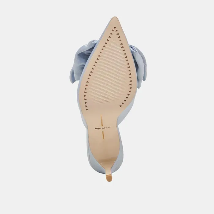 Heels Women Dolce Vita Kayli Heels Light Blue Satin