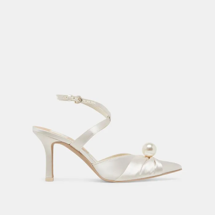 Heels Women Dolce Vita Kaysey Heels Vanilla Satin