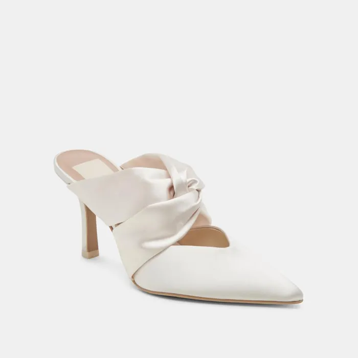 Heels Women Dolce Vita Kelsy Heels Creme Satin
