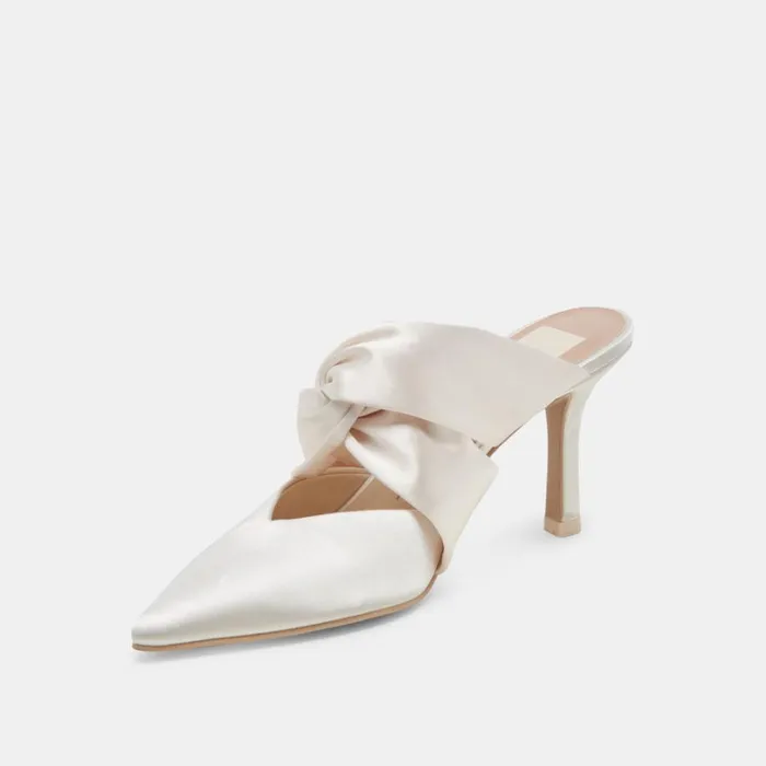 Heels Women Dolce Vita Kelsy Heels Creme Satin