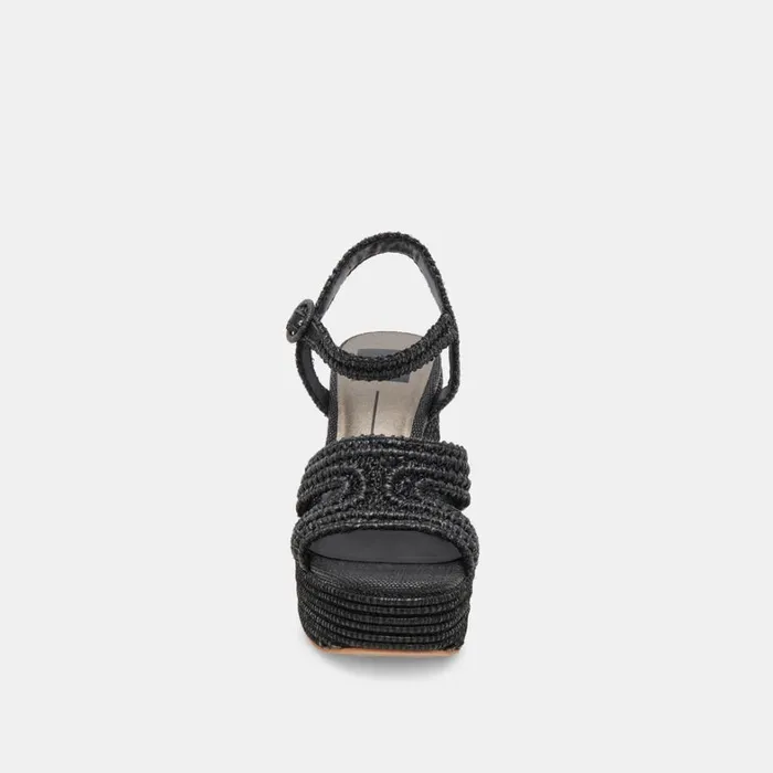 Heels Women Dolce Vita Lacye Heels Onyx Woven