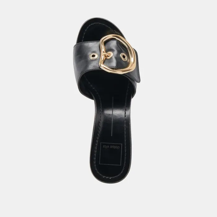 Heels Women Dolce Vita Laika Heels Black Leather