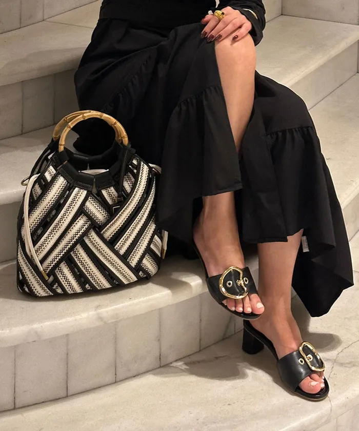 Heels Women Dolce Vita Laika Heels Black Leather
