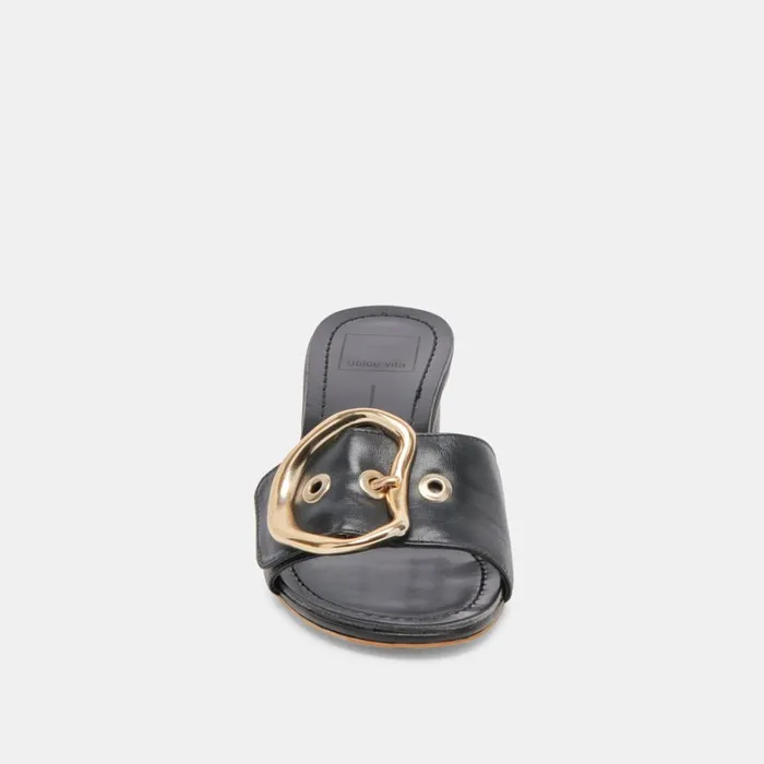 Heels Women Dolce Vita Laika Heels Black Leather
