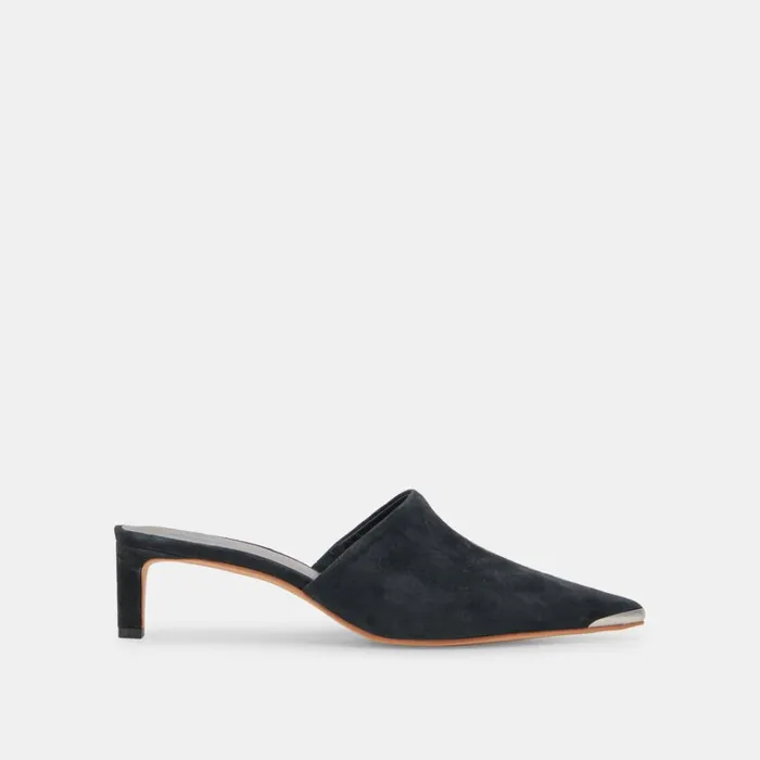 Heels Women Dolce Vita Lexy Heels Onyx Suede