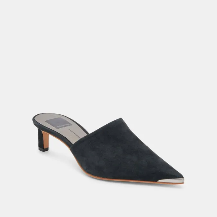 Heels Women Dolce Vita Lexy Heels Onyx Suede