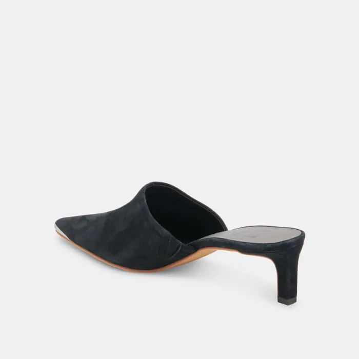 Heels Women Dolce Vita Lexy Heels Onyx Suede
