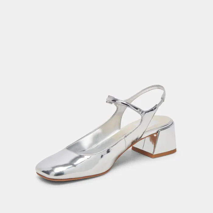 Heels Women Dolce Vita Maggi Heels Silver Specchio Stella