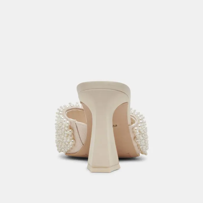 Heels Women Dolce Vita Nandy Pearl Heels Vanilla Pearls