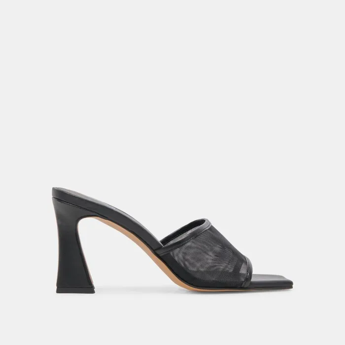 Heels Women Dolce Vita Narda Heels Onyx Mesh