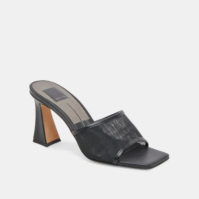 Heels Women Dolce Vita Narda Heels Onyx Mesh