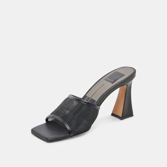 Heels Women Dolce Vita Narda Heels Onyx Mesh