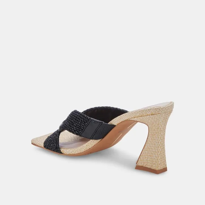 Heels Women Dolce Vita Nitro Heels Black Raffia