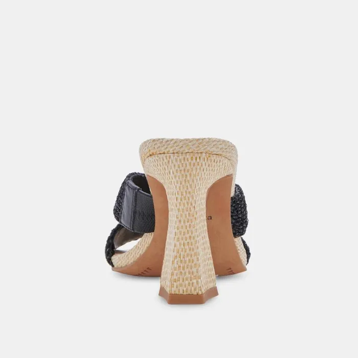 Heels Women Dolce Vita Nitro Heels Black Raffia