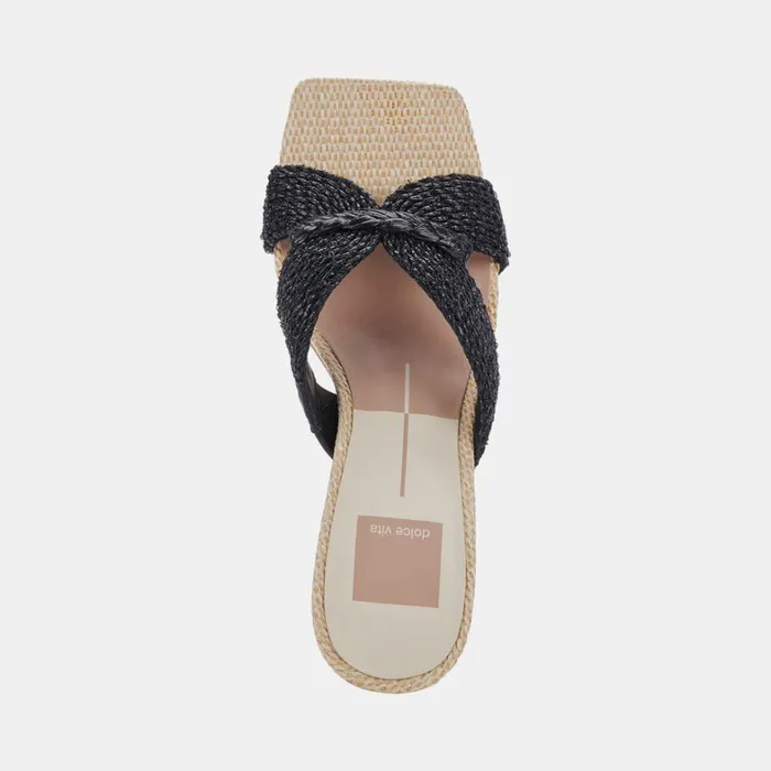 Heels Women Dolce Vita Nitro Heels Black Raffia