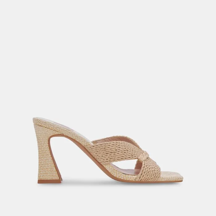 Heels Women Dolce Vita Nitro Heels Lt Natural Raffia