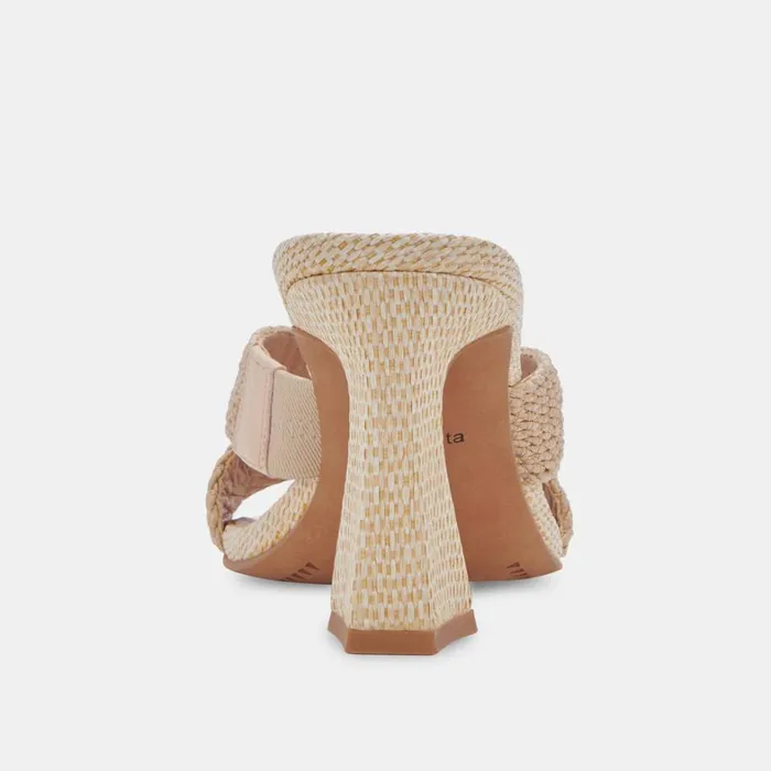 Heels Women Dolce Vita Nitro Heels Lt Natural Raffia