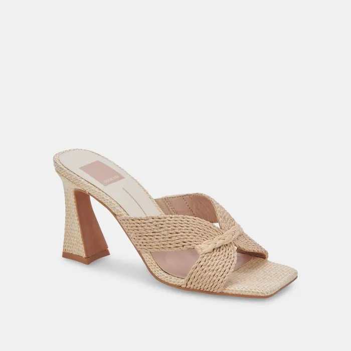 Heels Women Dolce Vita Nitro Heels Lt Natural Raffia