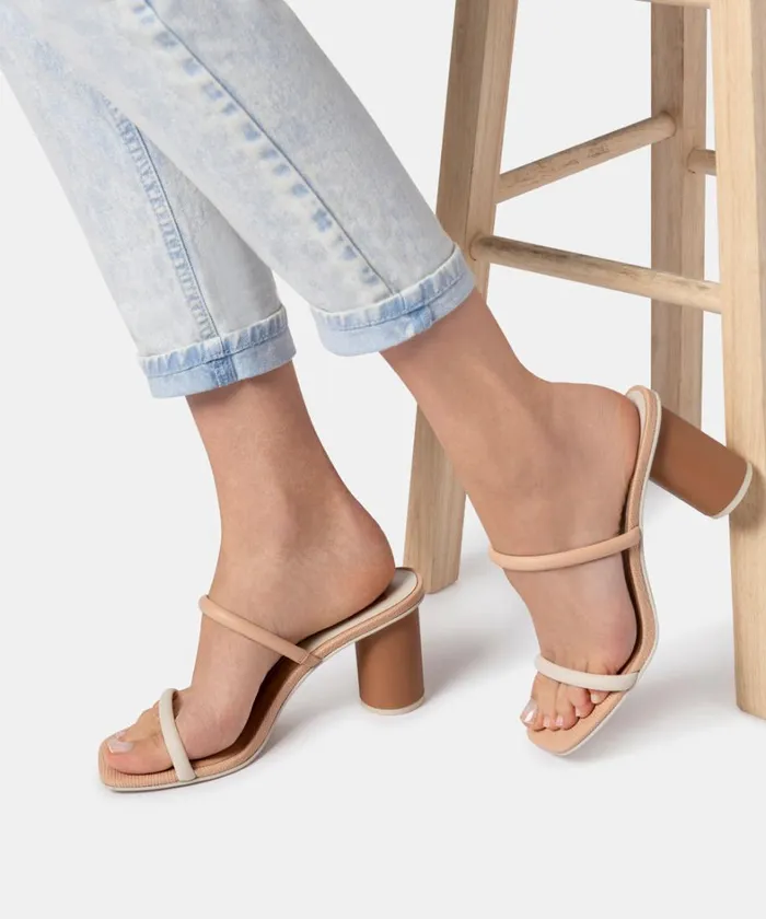 Heels Women Dolce Vita Noles Heels Natural White