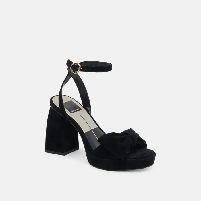 Heels Women Dolce Vita Pacie Heels Onyx Suede