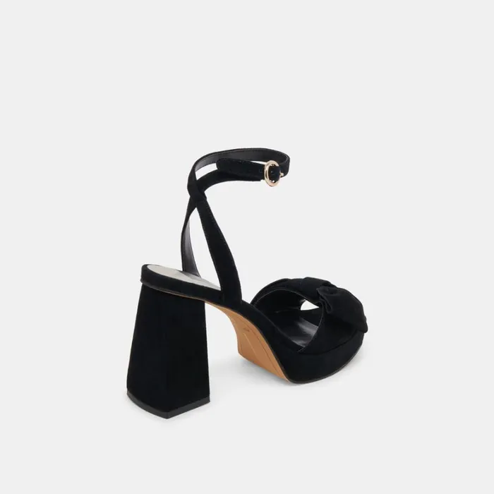 Heels Women Dolce Vita Pacie Heels Onyx Suede