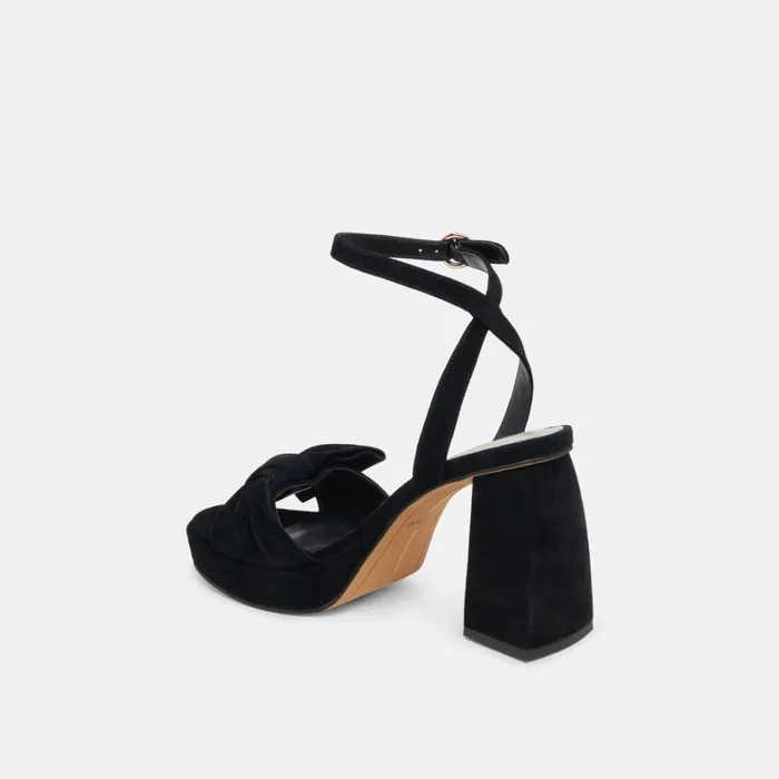 Heels Women Dolce Vita Pacie Heels Onyx Suede