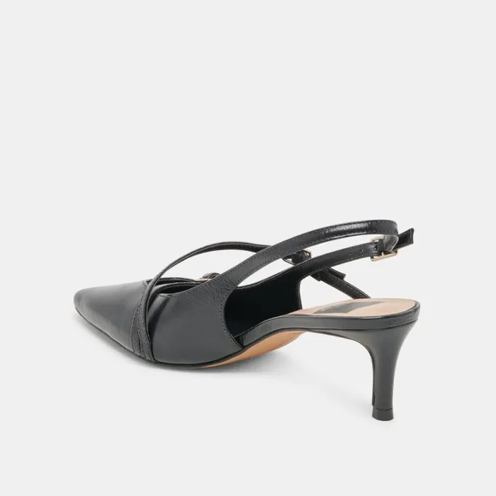 Heels Women Dolce Vita Pamla Mid Heels Midnight Crinkle Patent
