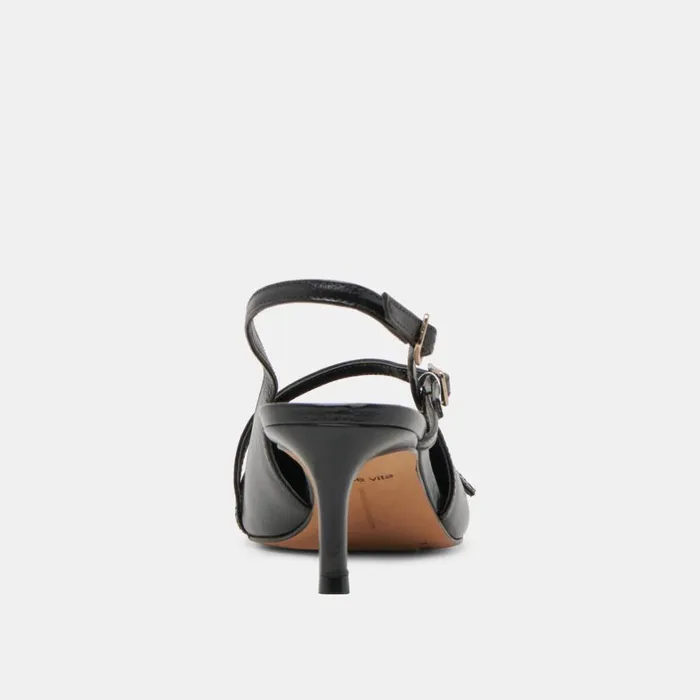 Heels Women Dolce Vita Pamla Mid Heels Midnight Crinkle Patent