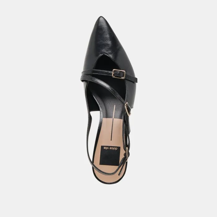 Heels Women Dolce Vita Pamla Mid Heels Midnight Crinkle Patent