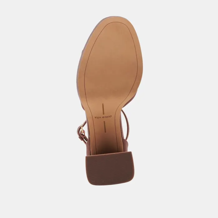 Heels Women Dolce Vita Pandro Heels Chocolate Satin