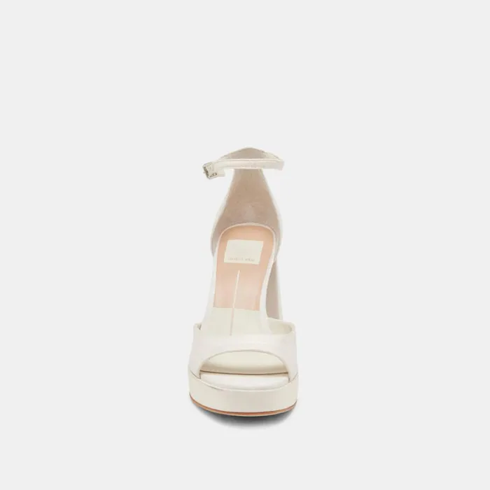 Heels Women Dolce Vita Pandro Heels White Satin