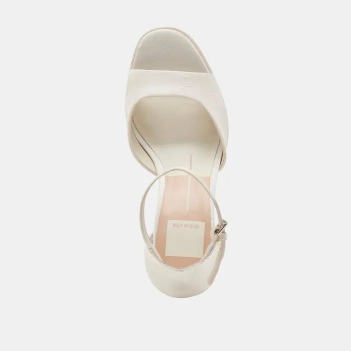 Heels Women Dolce Vita Pandro Heels White Satin