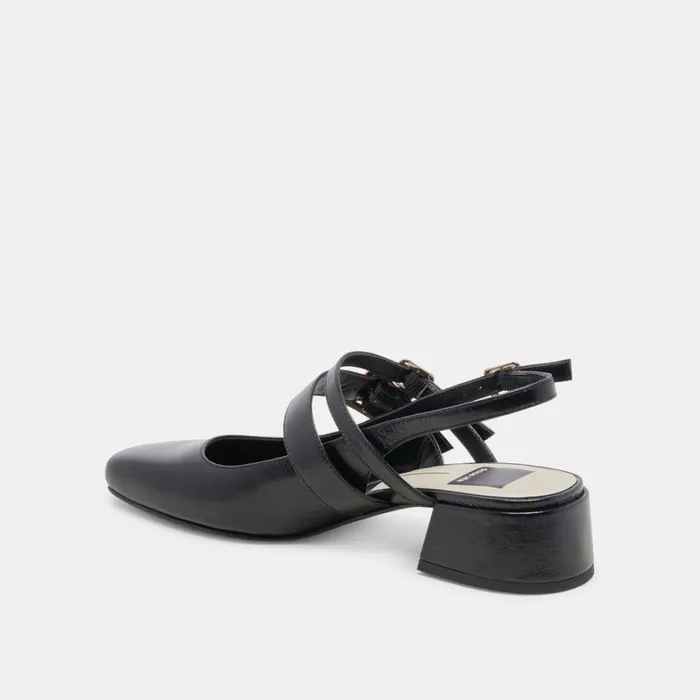 Heels Women Dolce Vita Patzy Heels Midnight Crinkle Patent Leather