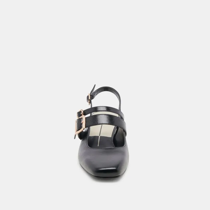 Heels Women Dolce Vita Patzy Heels Midnight Crinkle Patent Leather