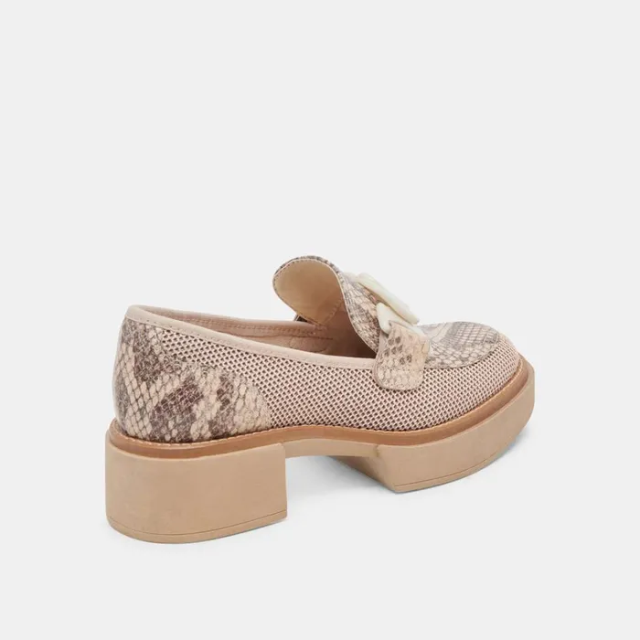 Heels Women Dolce Vita Sandey Loafers Sand Mesh