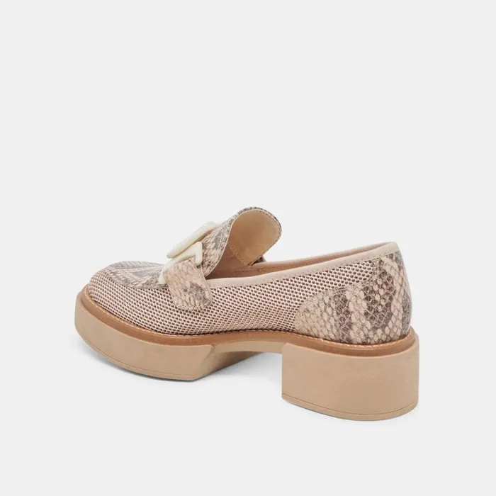 Heels Women Dolce Vita Sandey Loafers Sand Mesh