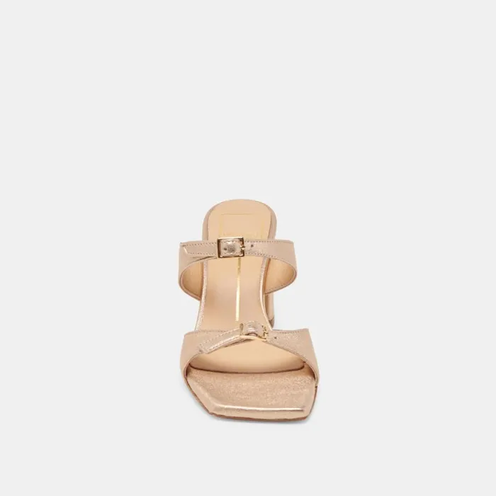 Heels Women Dolce Vita Shane Heels Gold Metallic Leather