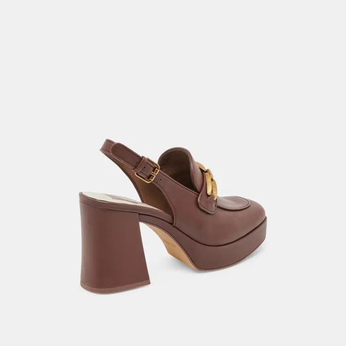 Heels Women Dolce Vita Sirus Heels Chocolate Leather