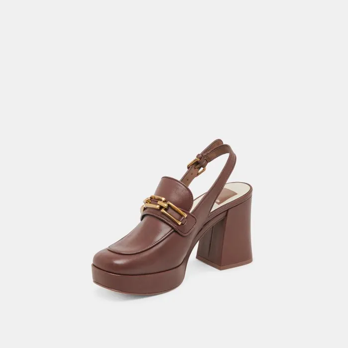 Heels Women Dolce Vita Sirus Heels Chocolate Leather