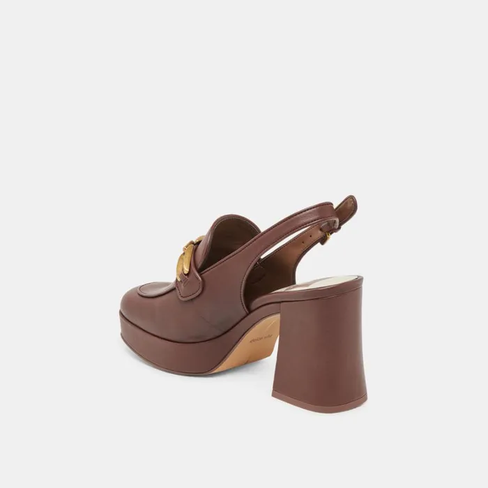 Heels Women Dolce Vita Sirus Heels Chocolate Leather