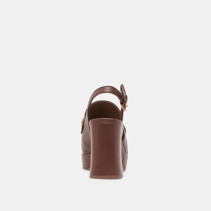 Heels Women Dolce Vita Sirus Heels Chocolate Leather