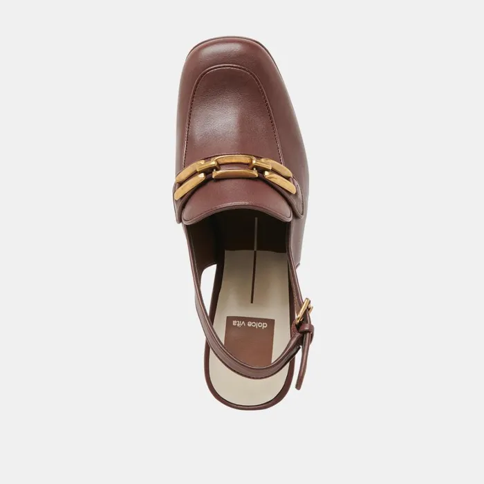 Heels Women Dolce Vita Sirus Heels Chocolate Leather