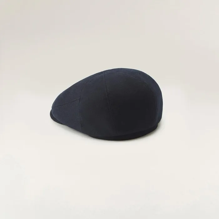 Helen Kaminski Amias Navy Men Caps and Flat Caps